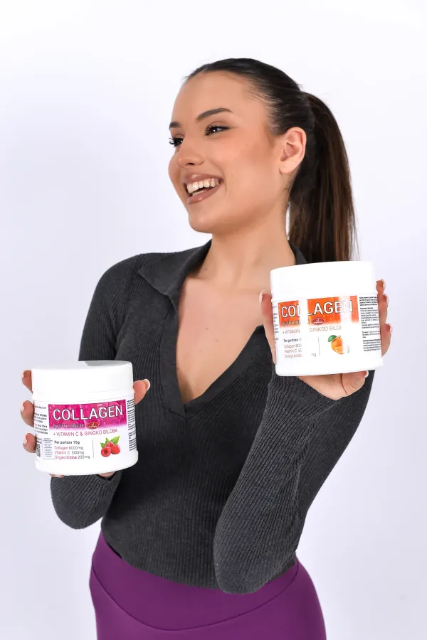 Olympic kolagen vitamin c ginko biloba pomorandža i malina 450g